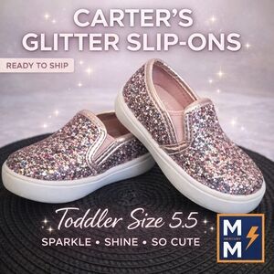 Carter's Glitter Slip-On Kids Shoes